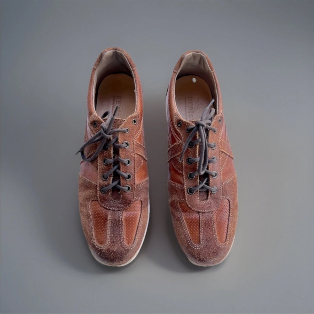 Bed Stu Brown Leather Sneakers Men Size 10